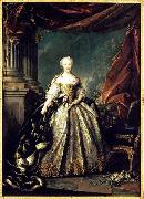 Portrait of Maria Teresa of Spain as the Dauphine of France Louis Tocque
